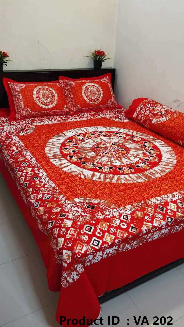 Luxury Panel Cotton Bed Sheet