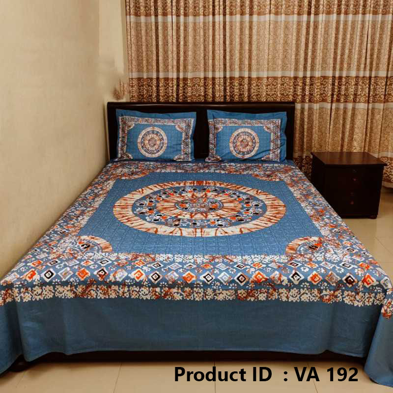 Luxury Panel Cotton Bed Sheet