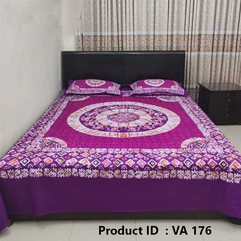 Luxury Panel Cotton Bed Sheet