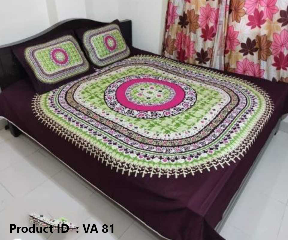 Luxury Panel Cotton Bed Sheet