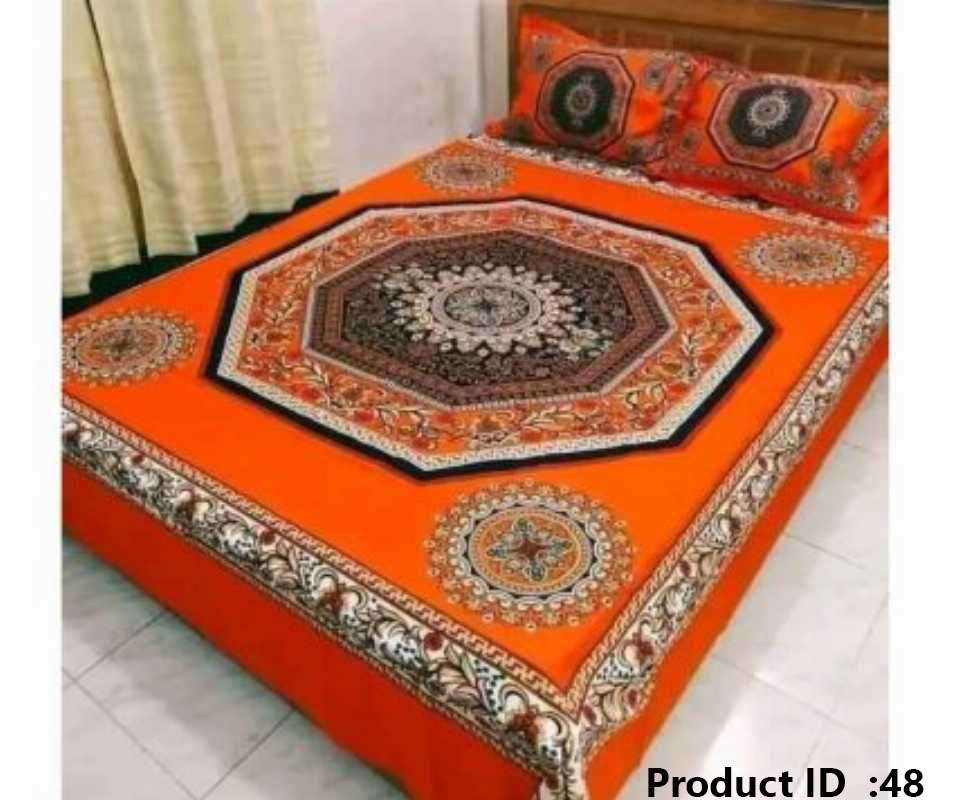 Luxury Panel Cotton Bed Sheet