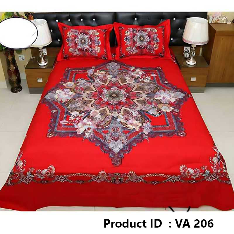 Luxury Panel Cotton Bed Sheet