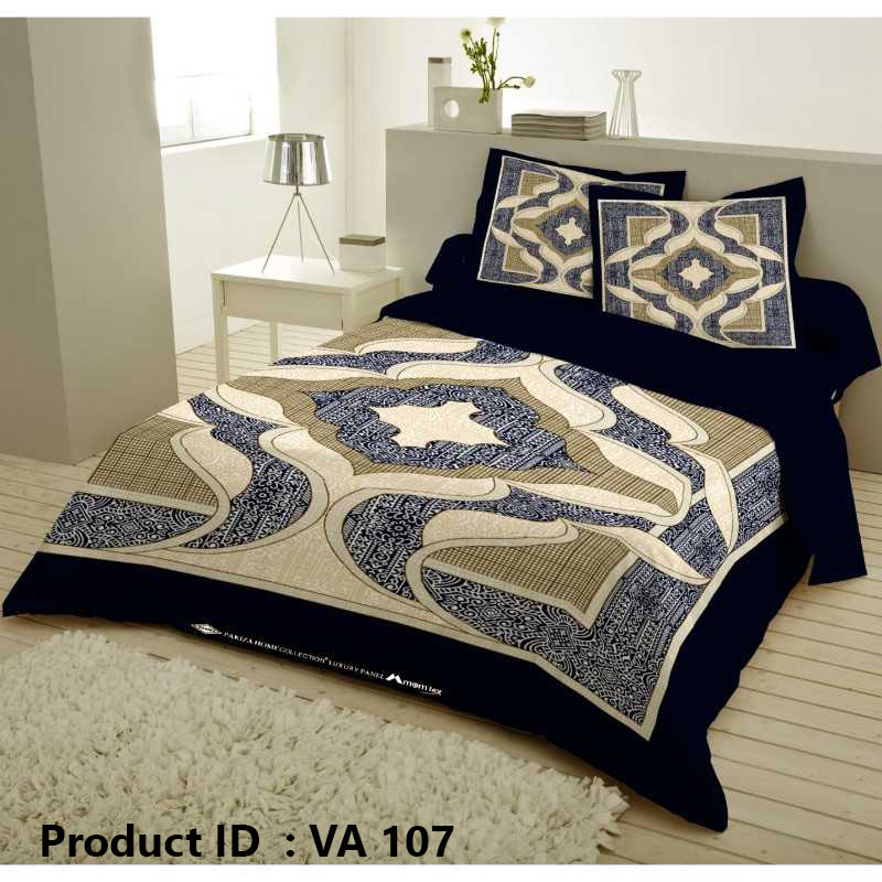 Luxury Panel Cotton Bed Sheet