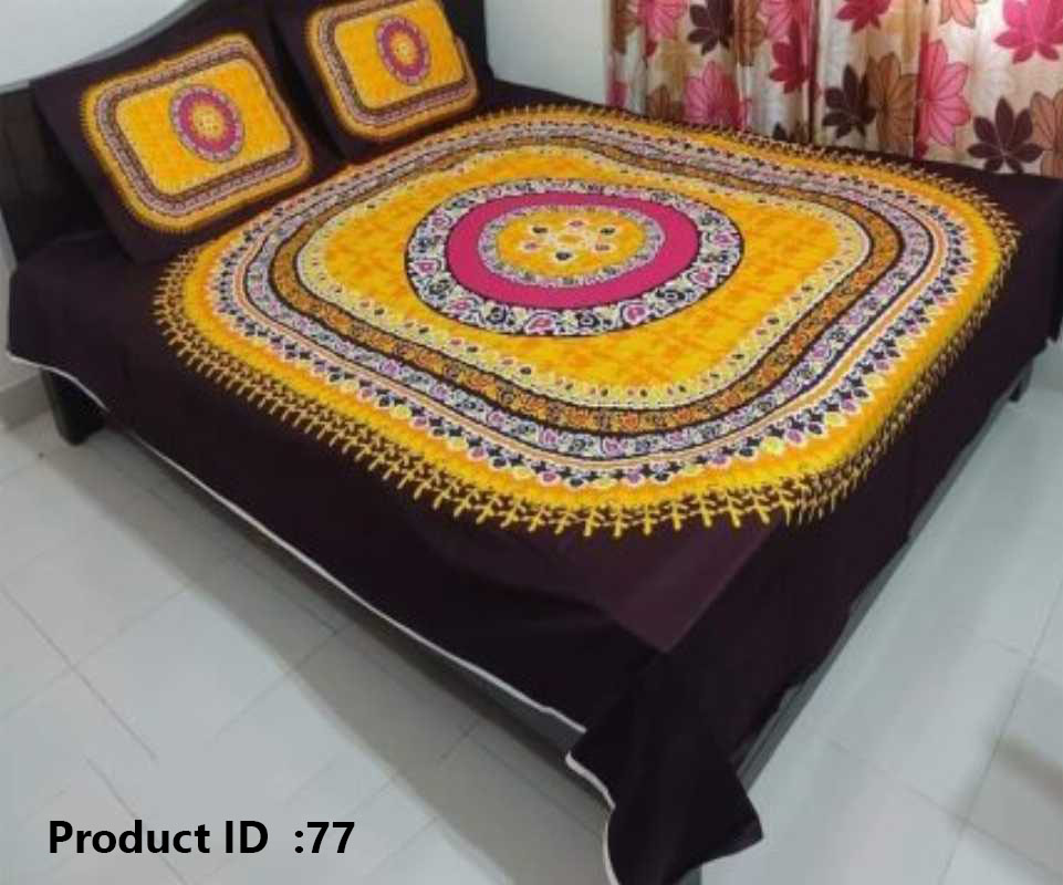 Luxury Panel Cotton Bed Sheet