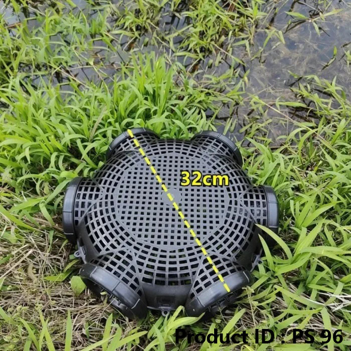 (20 Pcs) - 7-Hole Fishing Cage Basket Plastic
